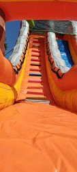 22Orange20Stairs 1724856868 22' Orange Crush Water Slide