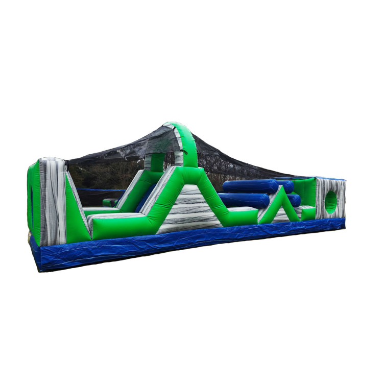 Green & Blue Obstacle Course Left Side