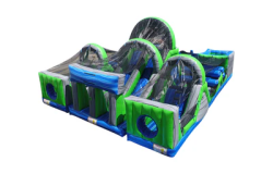 Green & Blue Obstacle Course