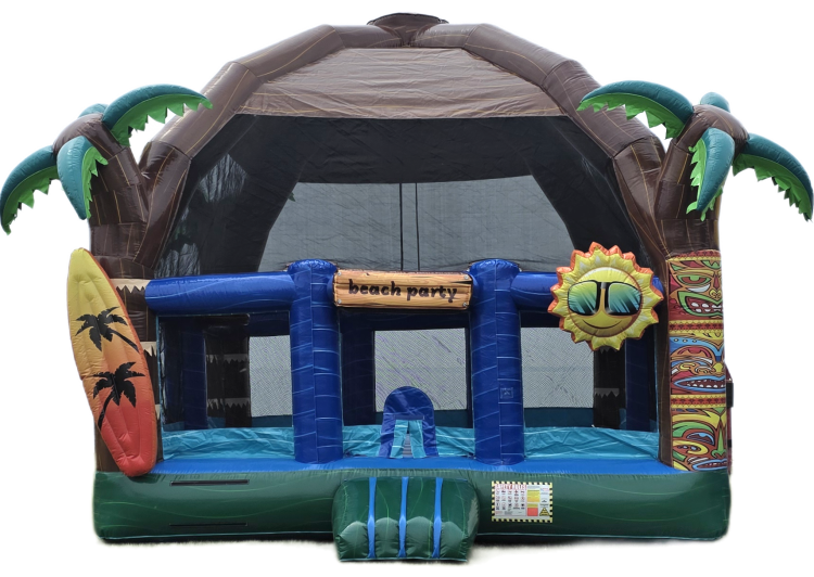 Tiki Beach Bounce House XL