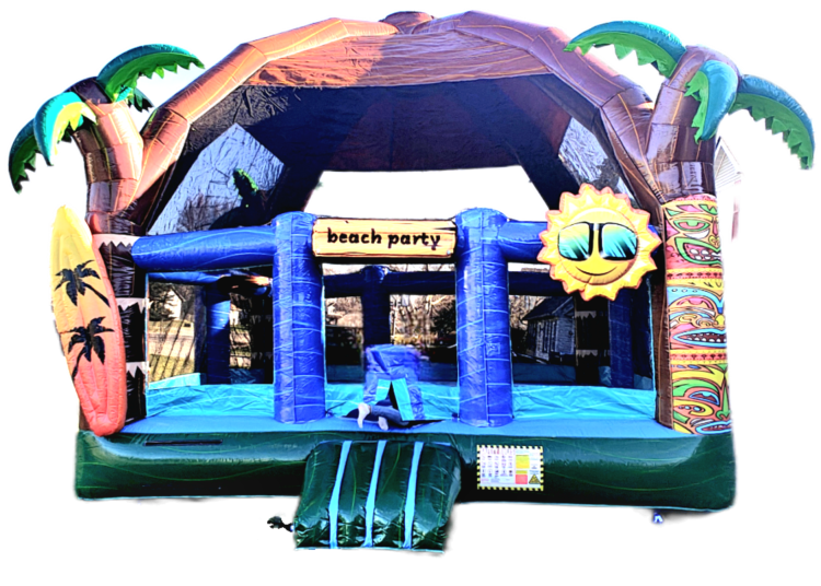 Tiki Beach Bounce House