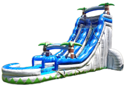 22'  Tropical Blue Rush Water Slide