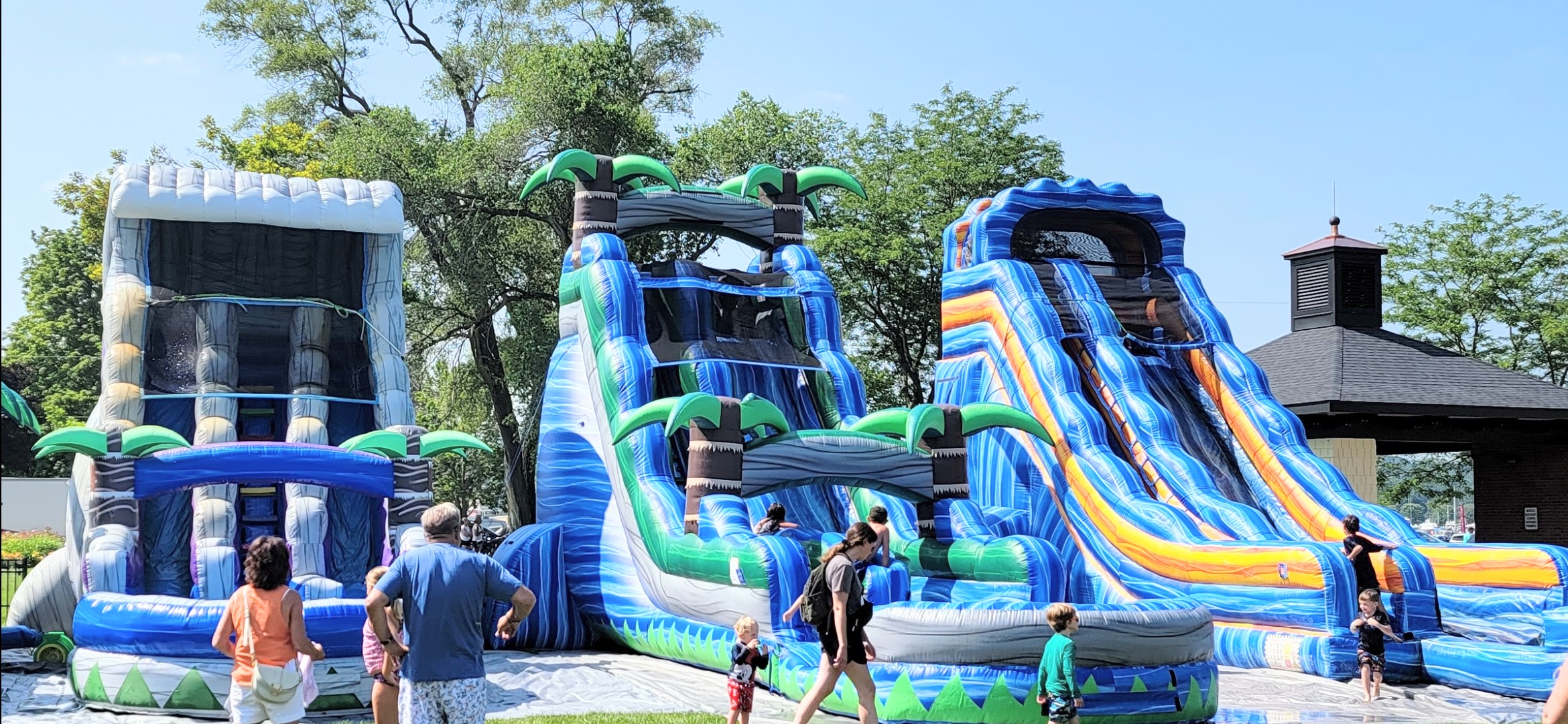 bounce house water slides mi brighton Home